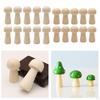 10 Pack Unfinished en Peg Doll Shape Dolls Decoration,