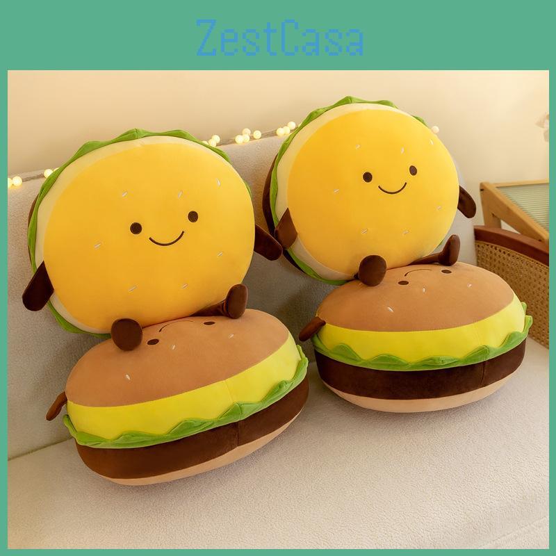 Plush Burger Toy Cute Cartoon Pp Cotton Filling Children Birthday Gift Festival