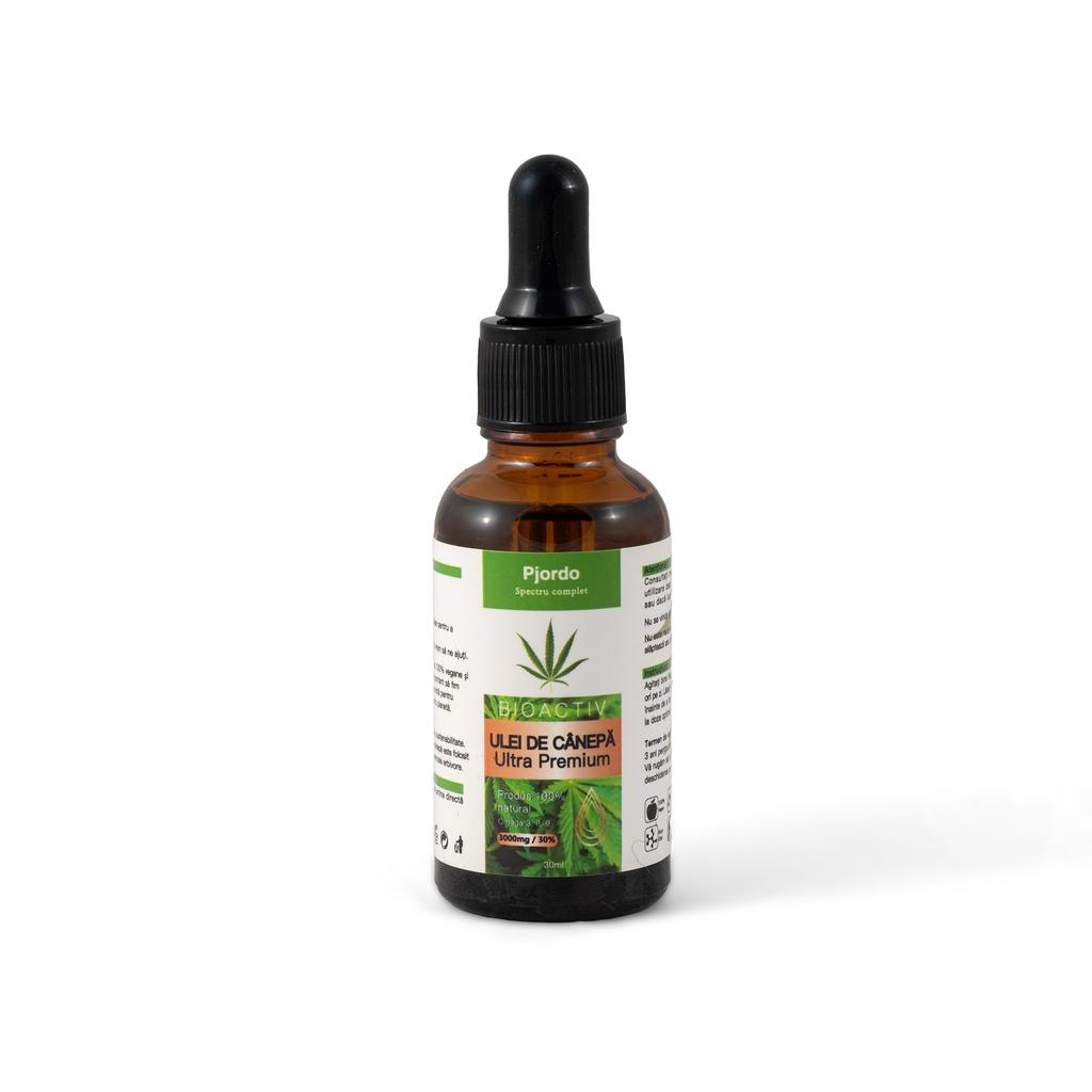 Pjordo Full Spectrum CBD Oil 30% 3000mg Ultra Premium 30ml Natural Strength