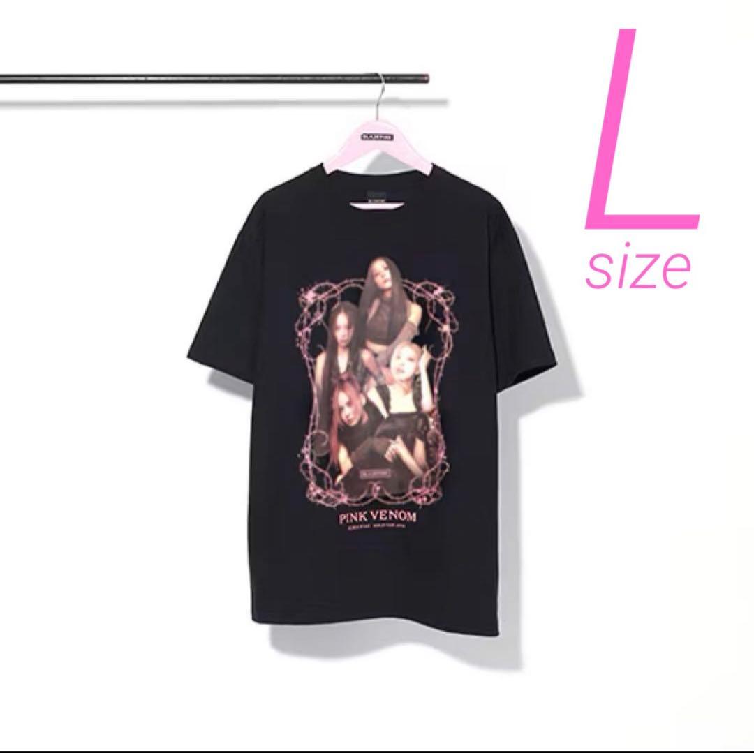 [USED] BLACKPINK PINK VENOM T-shirt K-POP Korea Black