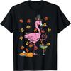 Thanksgiving Pilgrim Flamingo Fall Autumn Men Women Kids T-Shirt