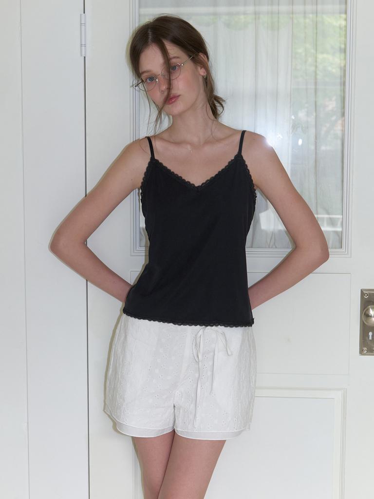 Liel [2Nd] Rosa Lace Sleeveless (Black)