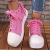 Spring/Autumn Casual Shoes Trainers Walking Skateboard Lace-up Femmes Women Retro Fashion Sneakers Denim High Gang Canvas Shoes