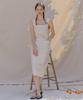 UNNOUT Cotton Suspender Dress - Ecru