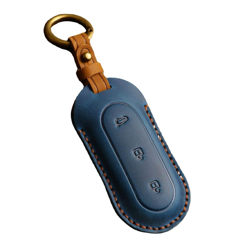 2022 New Product Launch Ideal L9 Key Cover Handmade Leather High-end Car Key Protective Case Bag for Men and Women