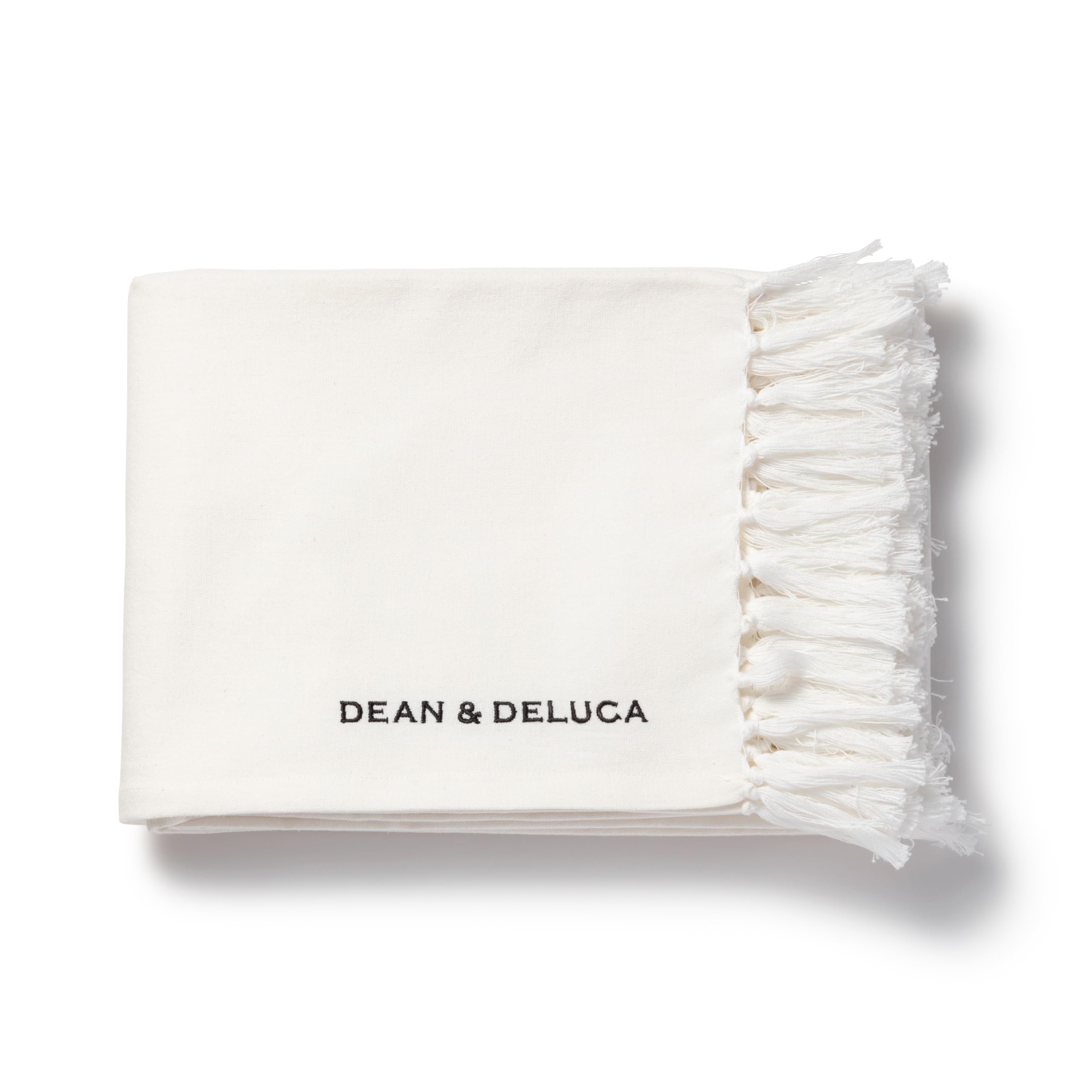 

DEAN & DELUCA Хлопчатобумажная ткань, Белая, Прибл.. 130 х 180 см