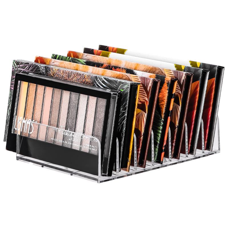 Transparent Makeup Organizer Box for Eyeshadows, Blush, and Compacts