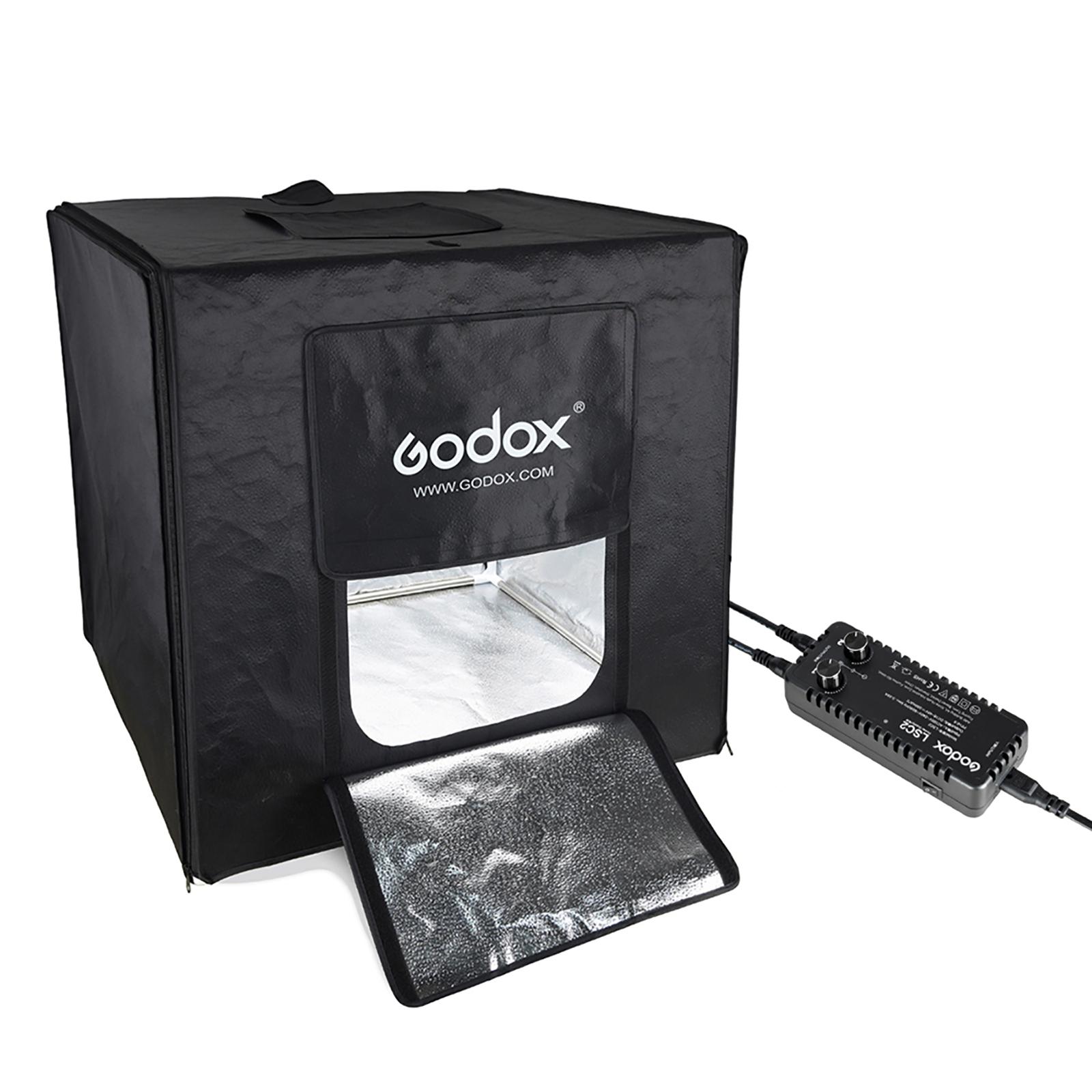 

Godox LSD80 80*80*80 см светодиодная мини-фотостудия софтбокс для съемки палатки с 2 светодиодными светильниками