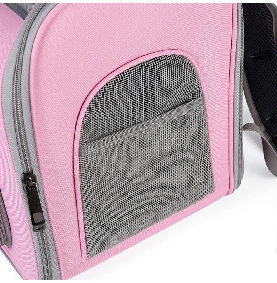 Pet Cat Carrier Bag Outdoor Travel Backpack for Cats Small Dogs Breathable Cat Carrying Bag Suitable for Cats Within 7.5kg