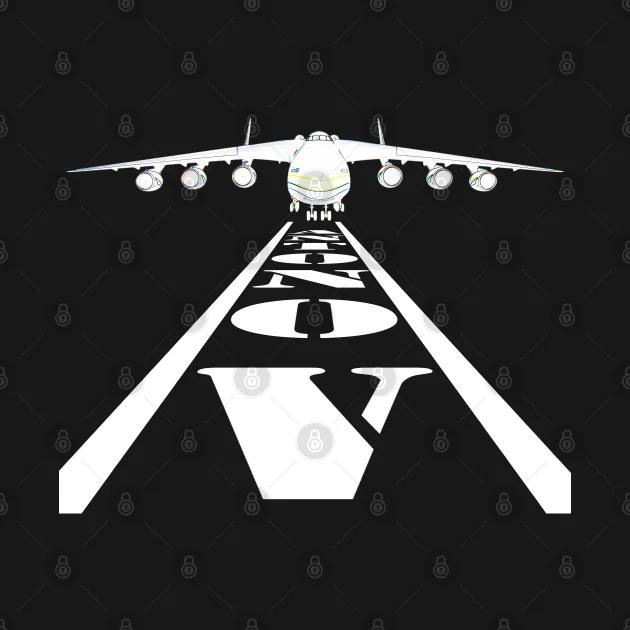 Футболка с изображением грузового самолета Ан-225 «Мрия» Antonov Runway, высококачественный хлопок, дышащий топ, свободный повседневный мужской футболка S3XL S