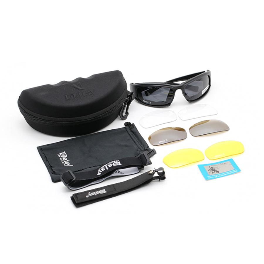 Spot Daisy X7 Tactical Windproof Goggles: Military, Shooting, Off-road, Polarized Motorcycle Glasses