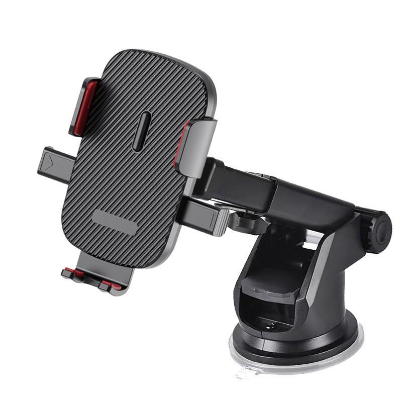 Waterfall Style Car Suction Cup Phone Holder with One-Button Navigation