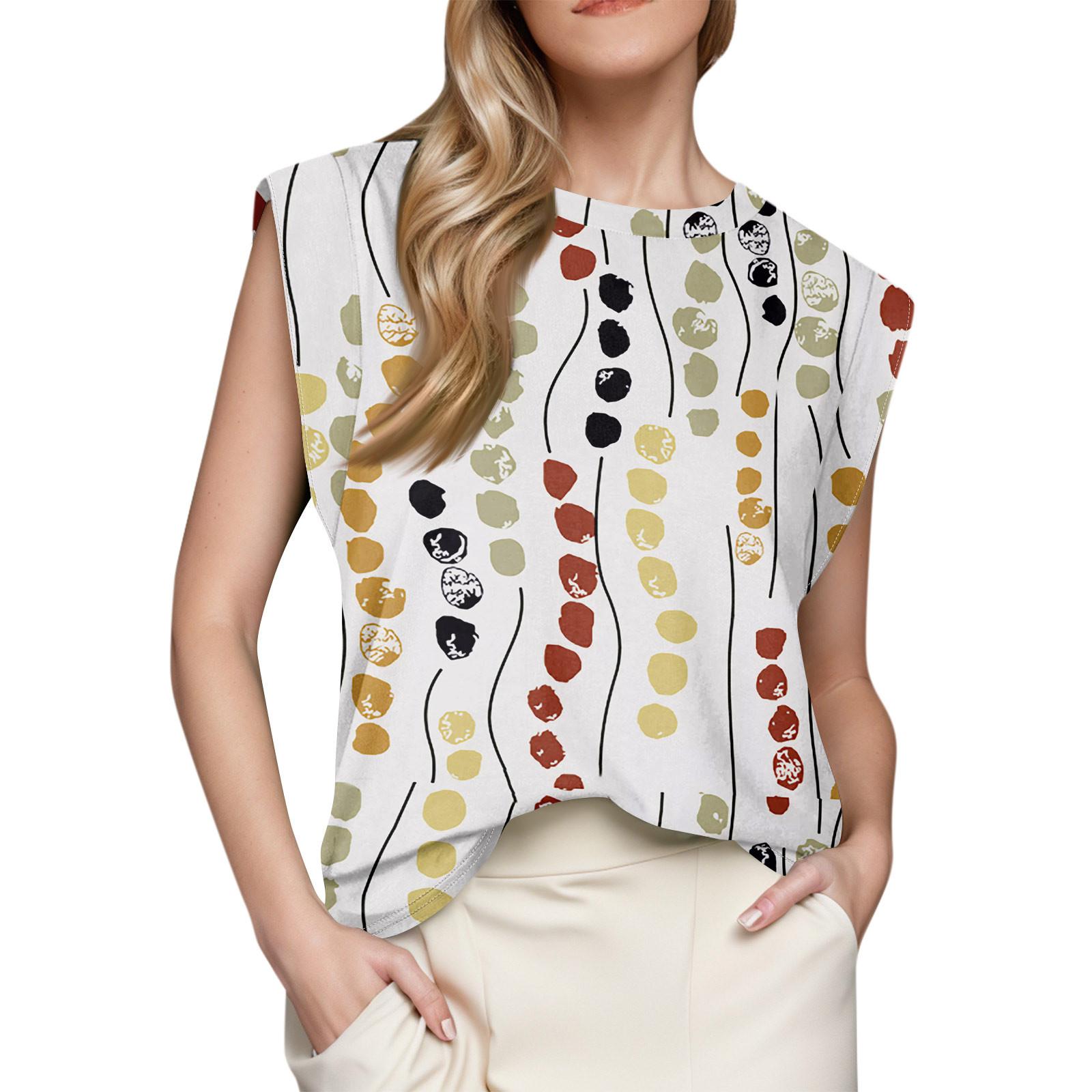 

Женский топ с короткими рукавами, летняя майка с принтом, базовая футболка, повседневная свободная одежда XL жёлтый