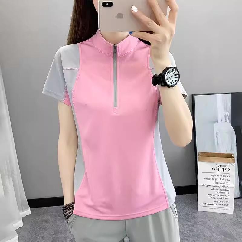 Women's Quick-Dry Long-Sleeve Sport T-Shirt - Breathable, Sweat-Wicking, Slimming, Perfect for Running and Hiking