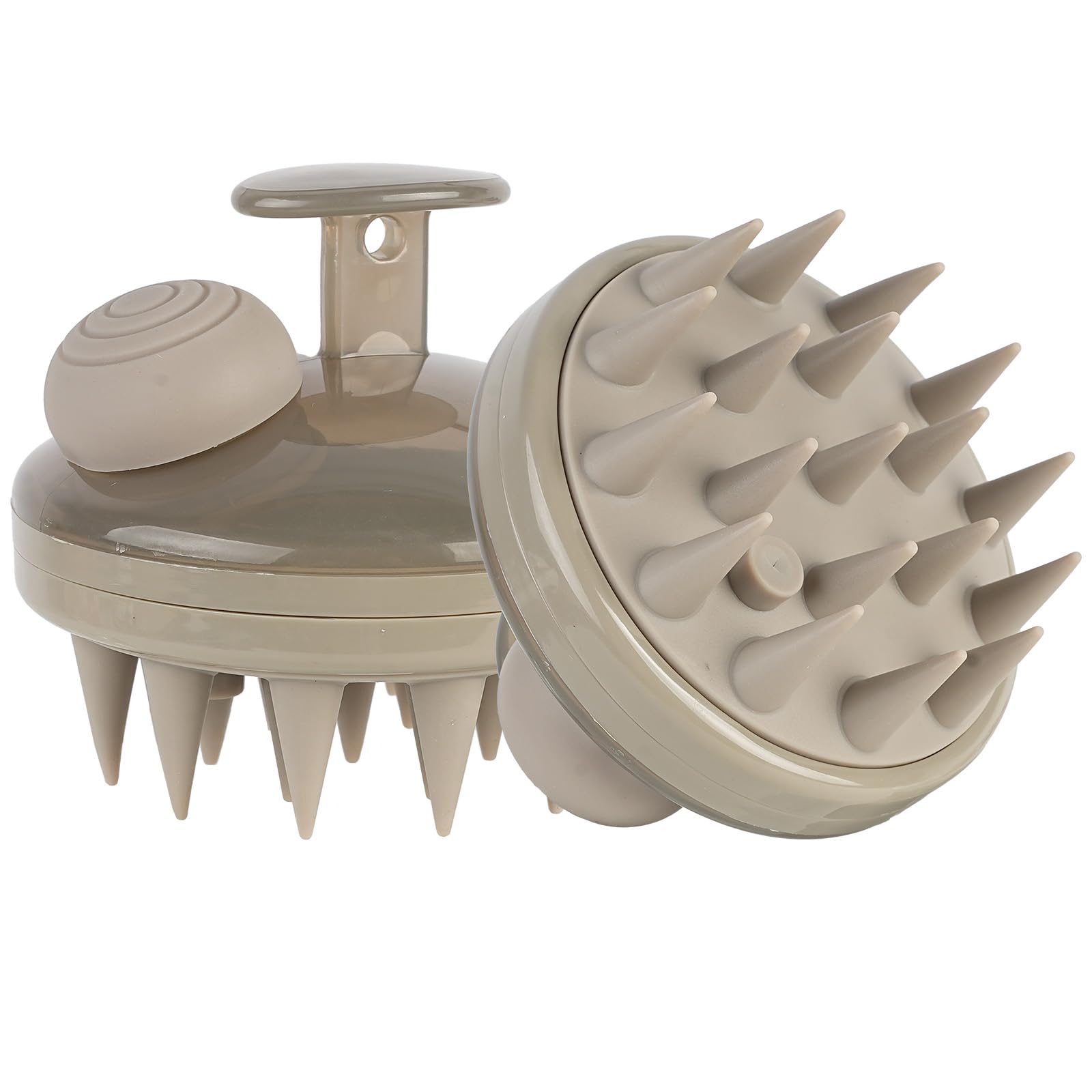 

WOVTE Массаж кожи головы Очищение кожи головы Уход за кожей головы Шампунь для унисекс Щетка, Щетка, Щетка, Использование на влажных/сухих волосах, Ванна, (Серый) серый