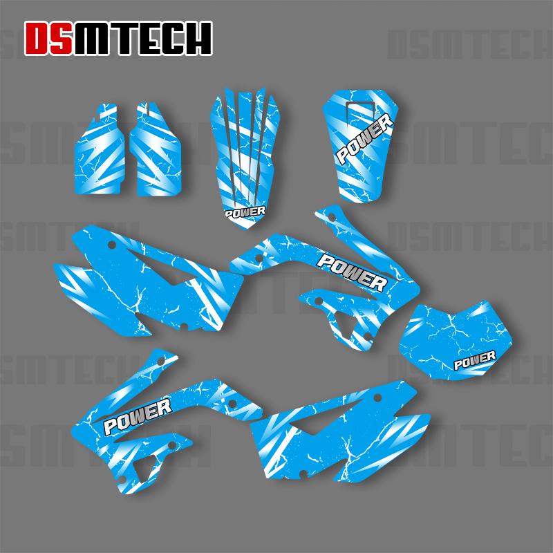 DSMTECH New Custom Team Graphics DecalsKit For TM RACING Stickers TM Racing 125 250 300 450 2009 2010 2011 2012 2013 2014 002 Basic Edition