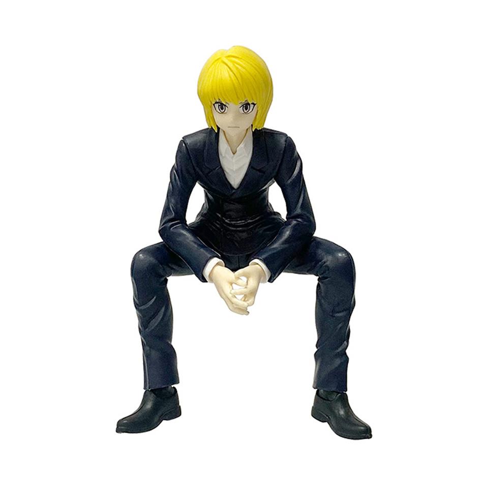 14-23cm Hunter x Hunter Chrollo Lucilfer Figura de Anime Trupe Fantasma Hisoka Figura de Ação Killua Zoldyck Kurapika Modelo Brinquedos