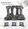 Resin Castle and Roman Columns for Aquarium Decoration