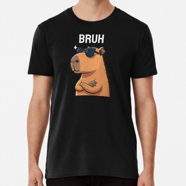 

Bruh capybara T-Shirt S-5XL Best T-Shirt 2XL