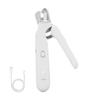 Tagliaunghie per Gatti e Cani 2-in-1 con Luce LED Ricaricabile USB per Cani Piccoli Medi Grandi Zampe Gatto Artigli Trimmer Elettrico per Unghie Animali Domestici Articoli per la Cura