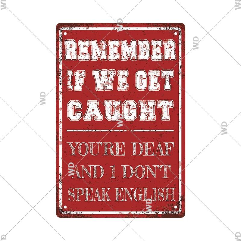 Funny Tin Sign Toilet Home Office Bar Cubicle Decor 11.8" X 7.8" Humorous Metal Vintage Plaque Retro Plate For Wall Art Decor