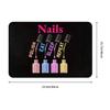 Nails Polish Eat Sleep Repeat Front Door Floor Entrance Mat Outdoor Tech Funny Quotes Bathroom Kitchen Doormat Garage Carpet Rug