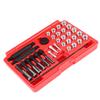 33pcs Glow Plug Thread Repair Kit Tap Insert Driver Guide Pin Thread Insert Tool Set