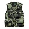 New Camo Quick Drying Mesh Multi Pocket Mens Vest Spring Autumn Outdoor Leisure Breathable Sleeveless Outwear