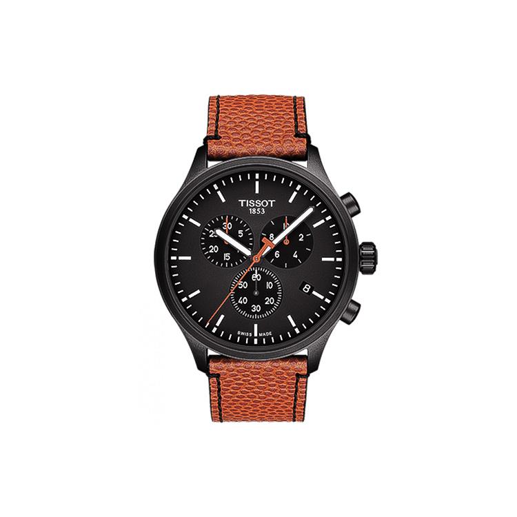 TISSOT Soko Collection Quartz Movement Men s Watches Watch 45mm Black Dial Stainless Steel Case Leather Strap T116.617.36.051.08 Black Dial Brown Strap