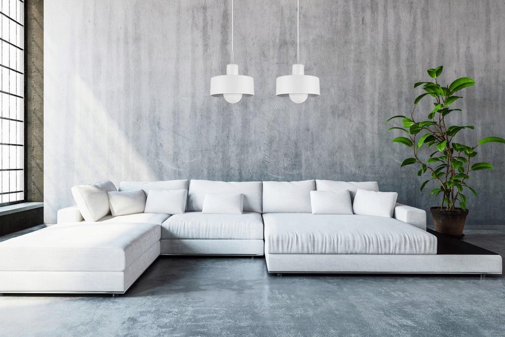 MODERN CEILING HANGING LAMP, METAL LAMPSHADE