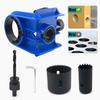 Adjustable Bushing Ball Lock Hole Opener Yellow/Blue/Red/Orange PP and Carbon Steel Door Lock Installation Kit Multifunctional
