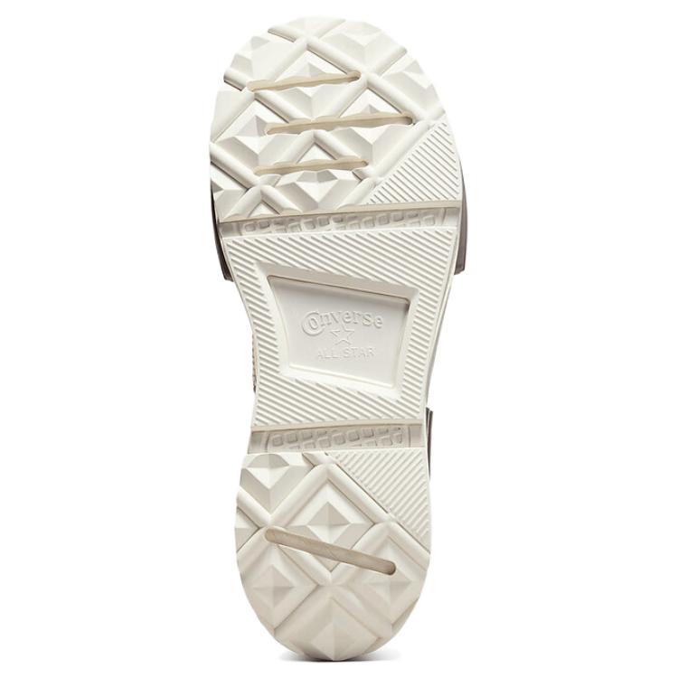 Converse CHUCK TAYLOR fashionable versatile slip-resistant durable high-top skate shoes unisex brown