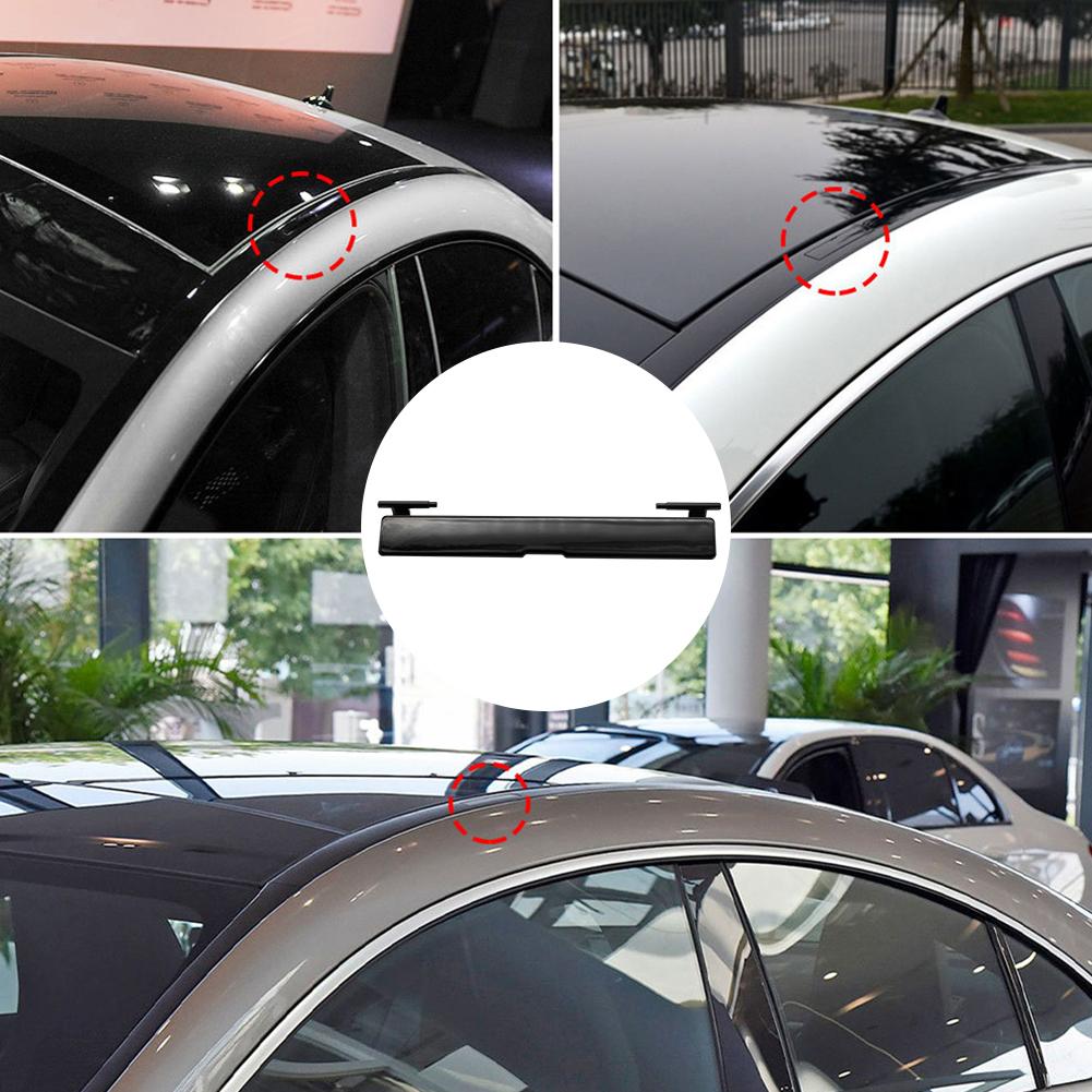 Schwarzer Gepäckträger Dach für Auto Dachträger Zierleiste Verbindungsabdeckung 2057504100 für Mercedes-Benz C-Klasse W205 2015-2025