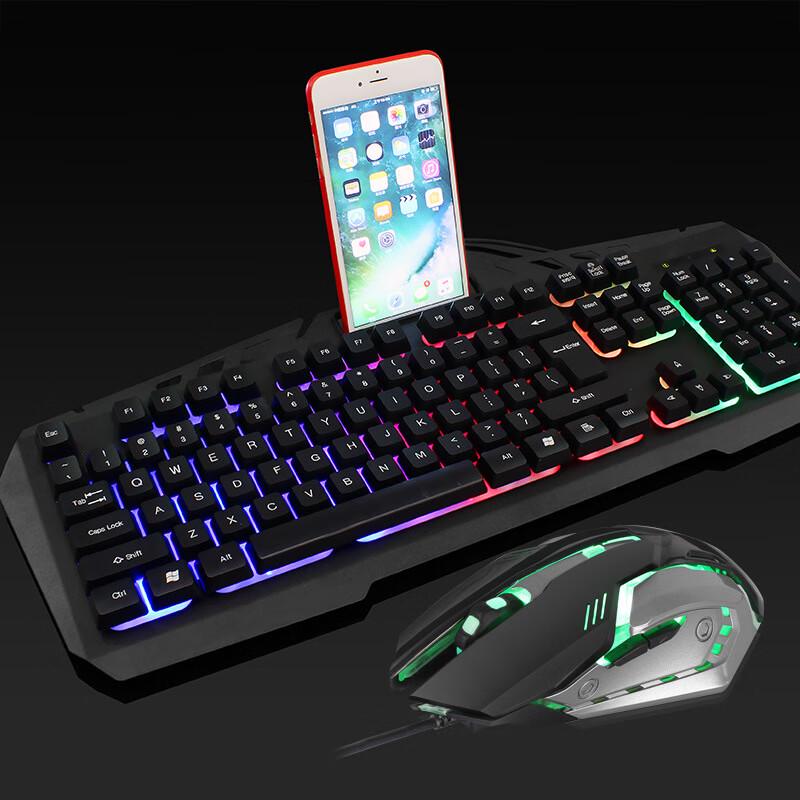 

K10 Wired Mechanical Feel Keyboard & Mouse Combo