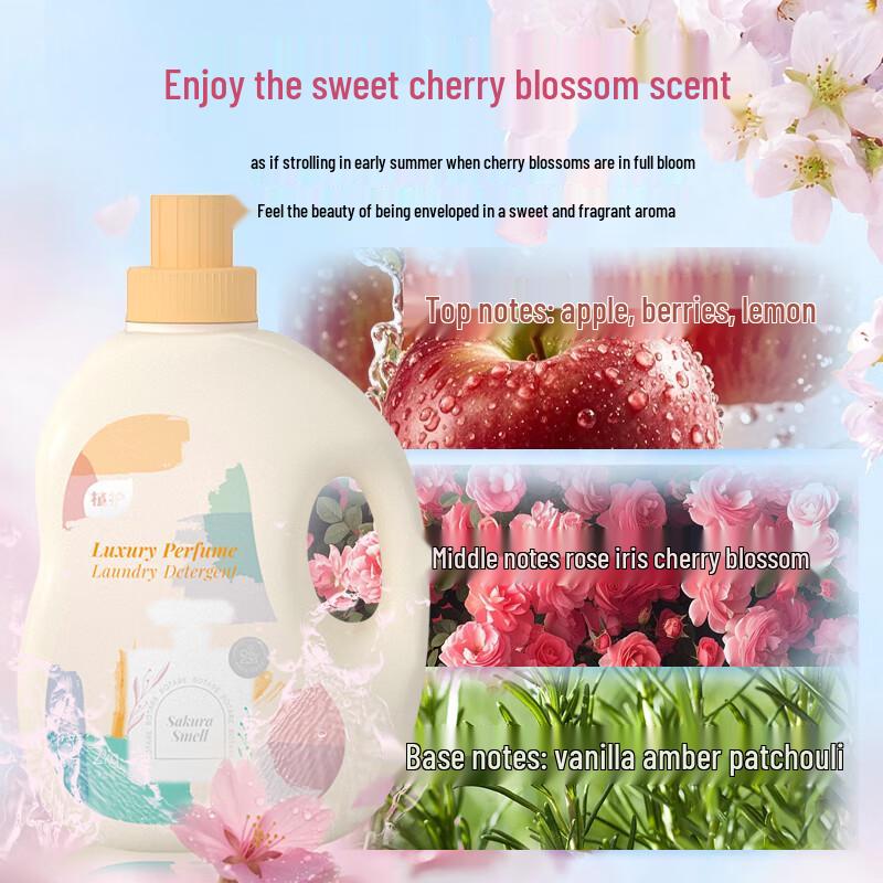 Zhihu Long-Lasting Sakura Perfume Laundry Detergent