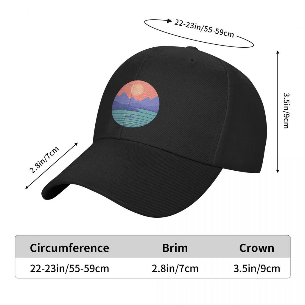 Peaceful Reflection Baseball Cap derby hat sun caps Snap Back Hat Men's Women's