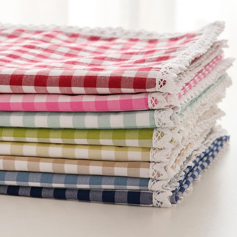 Ins Style Waterproof Wash-Free Plaid Tablecloth for Coffee and Dining Tables