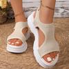 Fashion Summer Women's Sandals Hollow Out Platform Women Shoes Fashion Open Toe Arch Support Sandal Woman New Thick Bottom Sports Sandal
