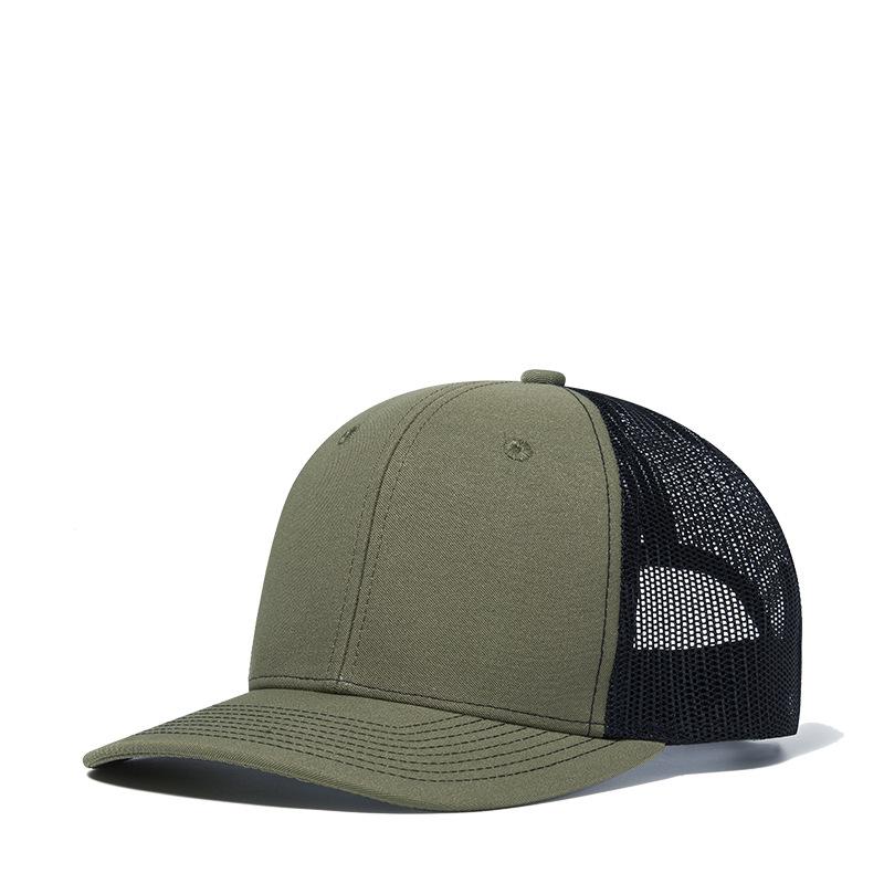 Custom Logo Animal Hunting Leather Patch Mesh Snapback Richardson 112 Trucker Hats Caps Duck Camo Trucker Hats