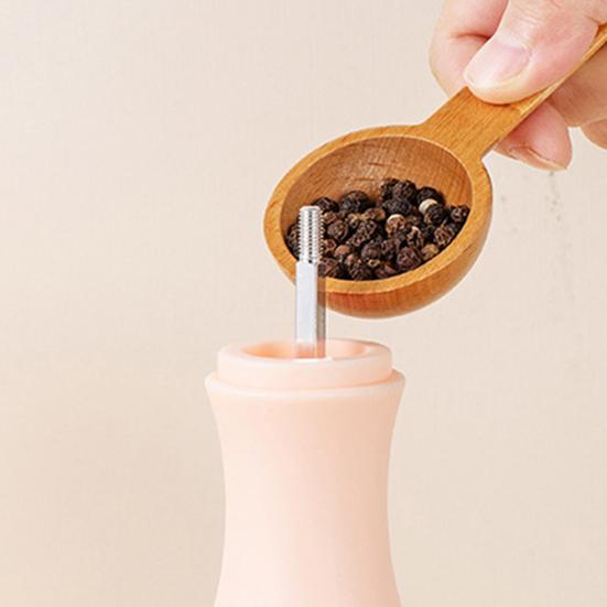 Pepper Grinder Labor-saving Adjustable Coarseness Easy To Refill Spice Herb Mill Salt Shaker Bottle Kitchen Gadget