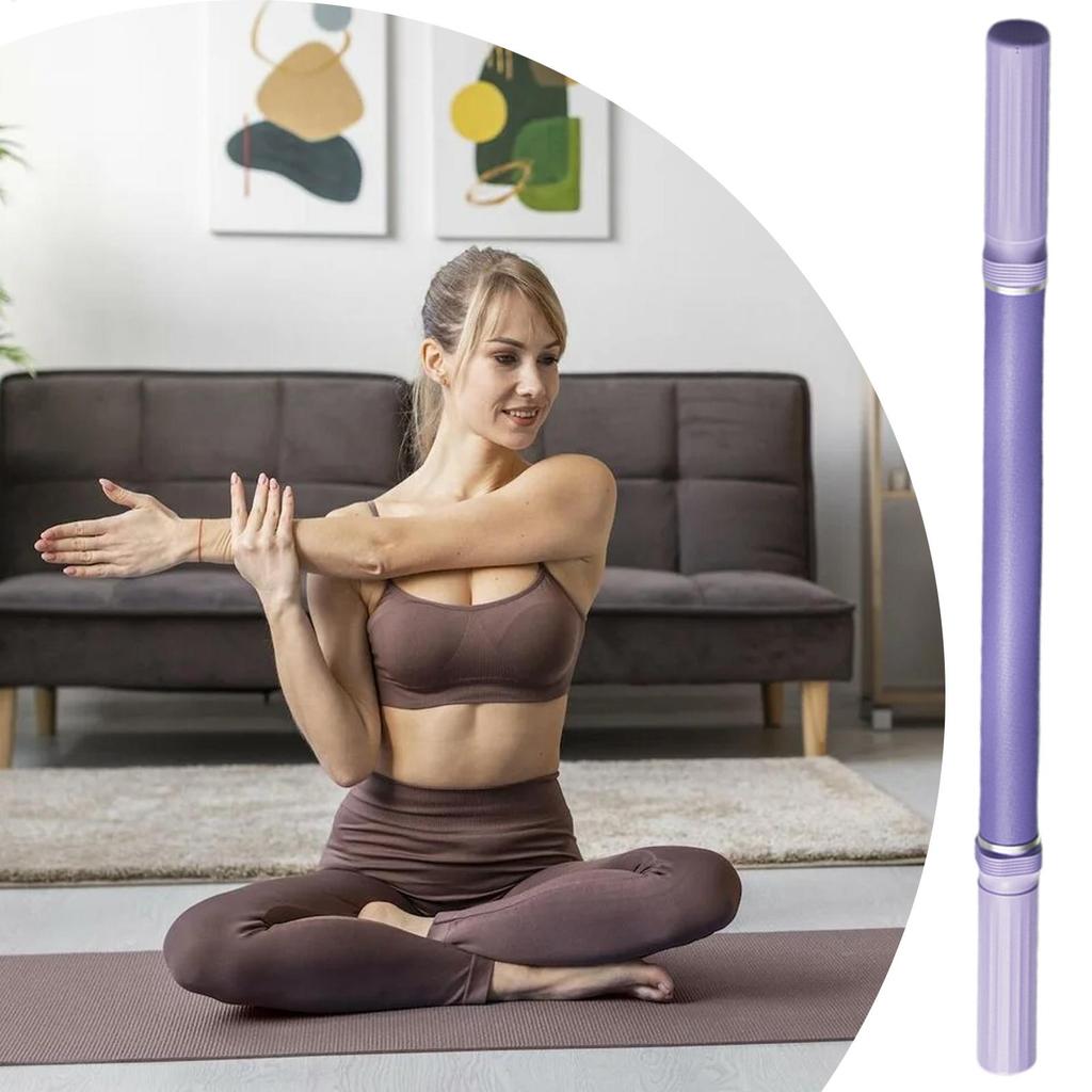 1pcs Yoga Stick for Stretching Relaxation Tool Roller Hunchback Corrector Open Back Standing Training Stick Fitness accessories