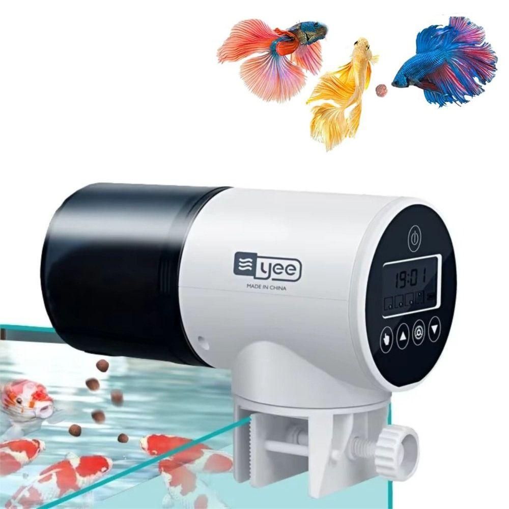 200ml Large Capacity Food Feeding Timer Auto Fish Food Dispenser  Turtle Betta Koi