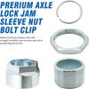 1 X Axle Bolt Lock Axle Nut Clip Kit 90308-HB9-000 For Honda ATV TRX400X TRX450R
