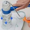 Super Easy Clean Roller Saver Cleaner, plastikowy wałek malarski, obrotowy pędzelek czyszczący do rękawa czyszczącego