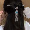 Metal Ethnic Style Hair Stick Silver Hanfu Hair Fork  Costume Headdress