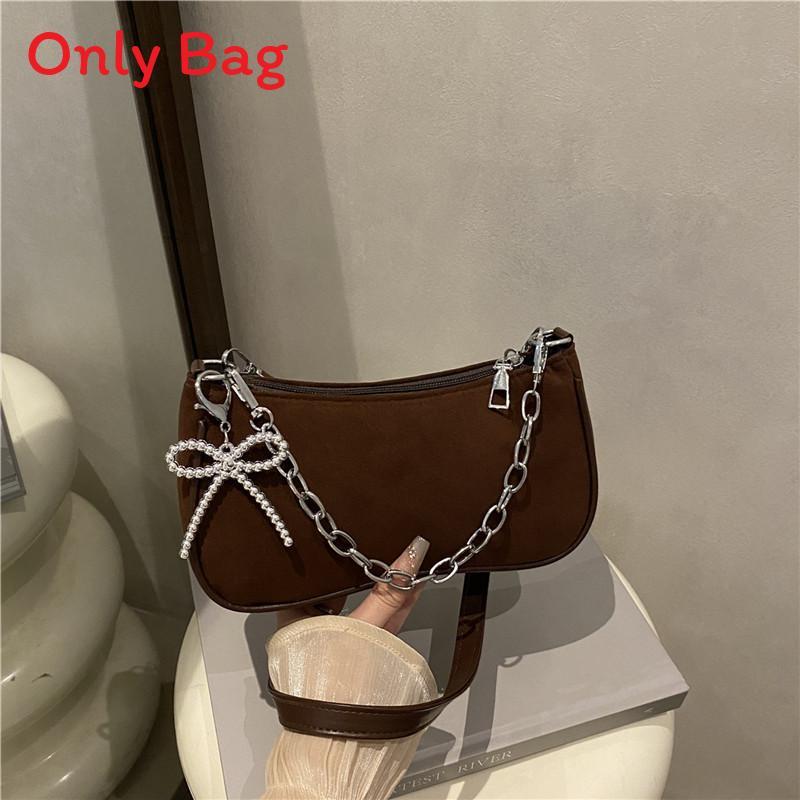 Minimalist Pu Small Square Bag With Chain Strap For Daily Casual Use