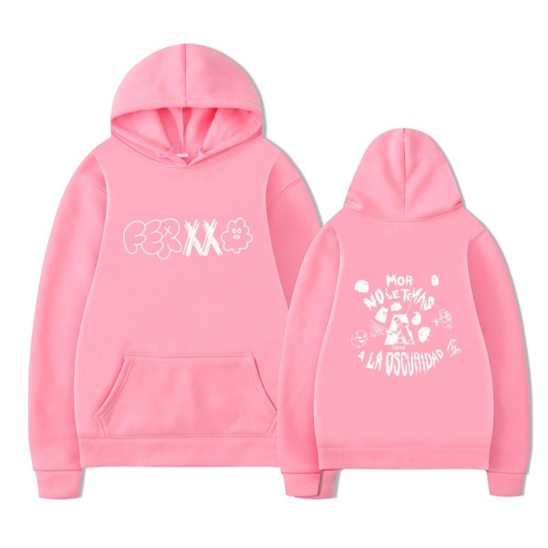 2025 New Feid Ferxxo Hip Hop Men's Pattern Printed Hoodie Retro Music Album Hoodie Ferxxo Hoodie Street Wear