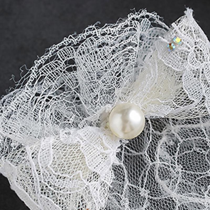 Wedding Lace Gloves Pearls Proms Gloves for Operas Stage Performances Evening Dinner Women Gloves Lady Gloves