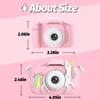 Goopow Kids Camera Toys for 3-8 Year Old Girls Boys,Children Digital Video Camcorder Camera with Cartoon Soft Cover, Best Chritmas Birthday Festival
