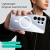 For Samsung Galaxy S25 Case Compatible with MagSafe Anti Scratch Clear TPU PC Phone Back Cover